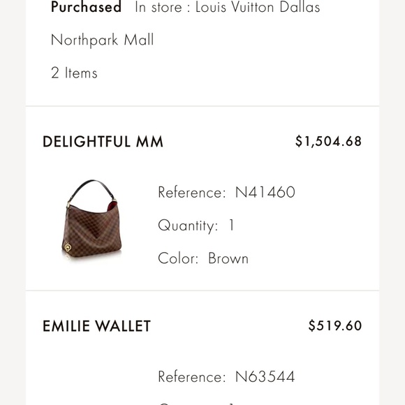 Louis Vuitton delightful MM - Picture 5 of 6